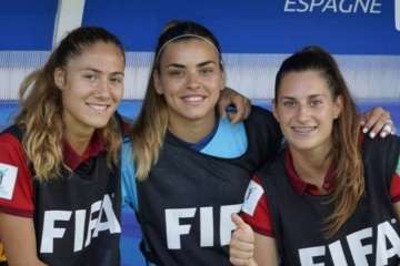  La guardameta teldense Misa hace historia con la selección española Sub-20 (Foto TA)